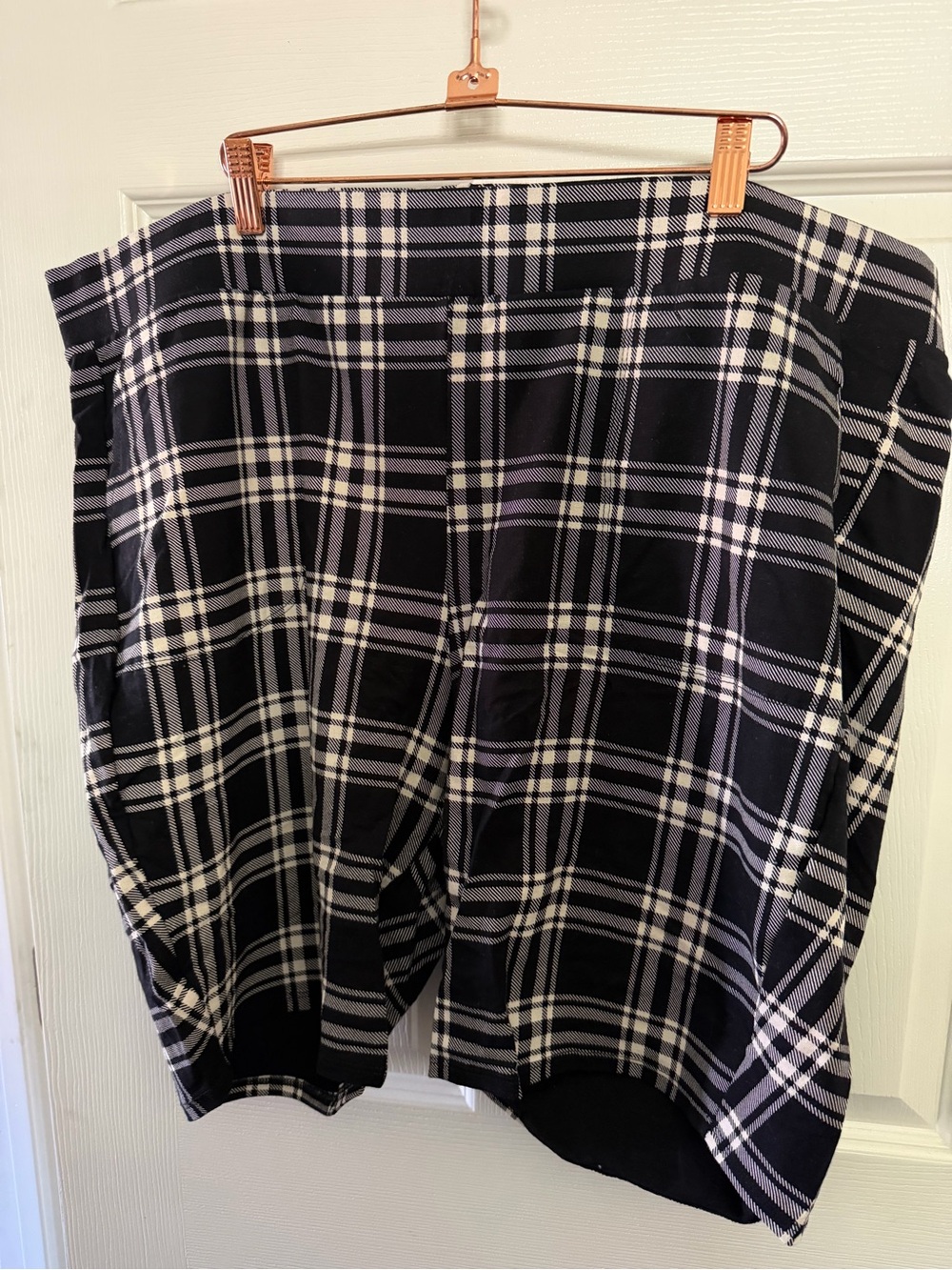 torrid Black and White Plaid High-Low Skirt